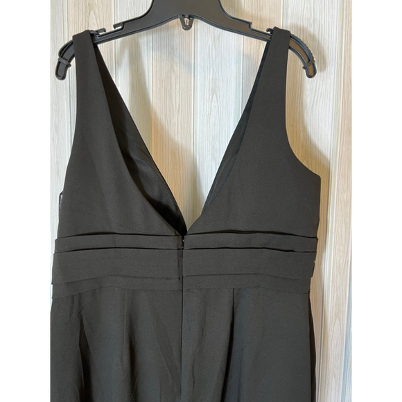 NWT Mac Duggal V-Neck A-Line Gown SZ 14 (no bow) - Picture 8 of 9